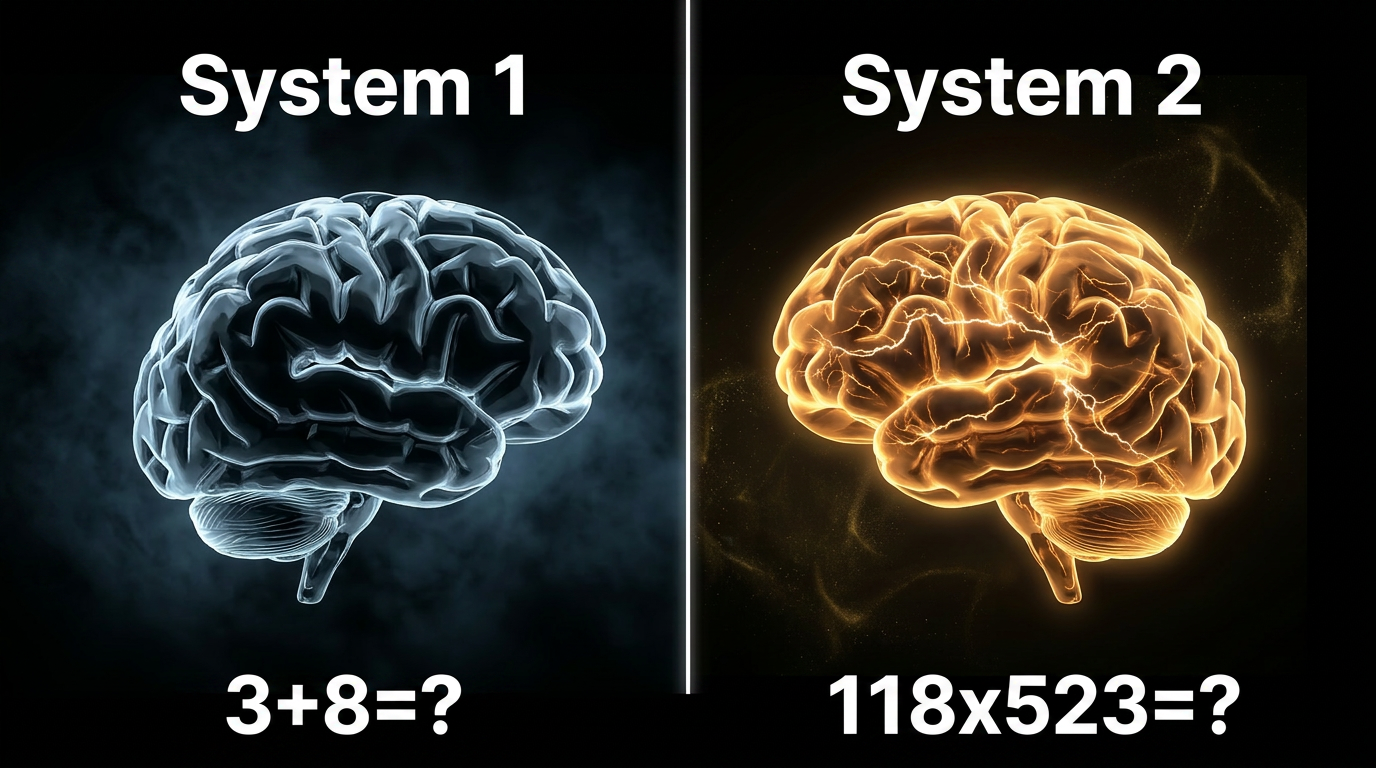 Kahnemans Systeme — System 1 und System 2 benannt